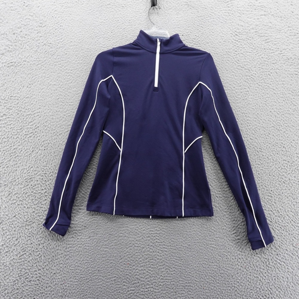CALIA Cold Dash 1/4 Zip Pullover Blue Athletic Top Size Small NEW $88
